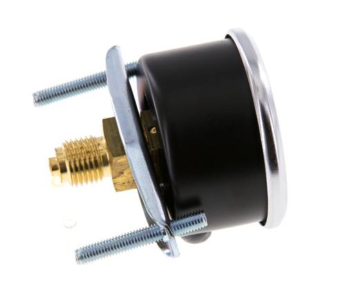 0..60 Bar (0..870 psi) Manomètre encastrable Acier/laiton 50 mm Classe 2.5 (Support)