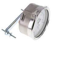 0..6 Bar (0..87 psi) Manomètre à encastrer Acier/laiton 100 mm Classe 1.0 (Support)