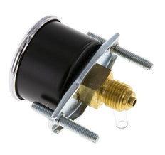 0..6 Bar (0..87 psi) Manomètre monté sur panneau Acier/laiton 40 mm Classe 2.5 - 1/4'' (Support)
