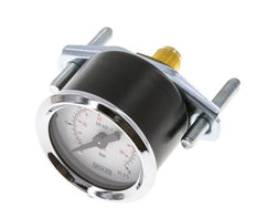 0..6 Bar (0..87 psi) Manomètre encastrable Acier/laiton 40 mm Classe 2.5 (Support)