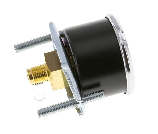 0..6 Bar (0..87 psi) Manomètre encastrable Acier/laiton 40 mm Classe 2.5 (Support)