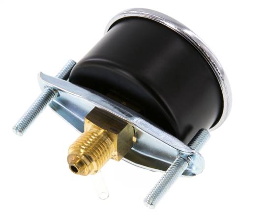 0..6 Bar (0..87 psi) Manomètre encastrable Acier/laiton 50 mm Classe 2.5 (Support)