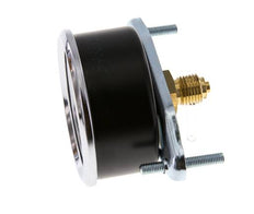 0..6 Bar (0..87 psi) Manomètre monté sur panneau Acier/laiton 63 mm Classe 2.5 (support)