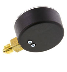 0..6 Bar (0..87 psi) Manomètre sous plastique/laiton 63 mm Classe 2.5