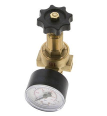 Reducteur de pression eau et air laiton G1/4'' 2.5 l/min 0.5-16 bar/7-232psi