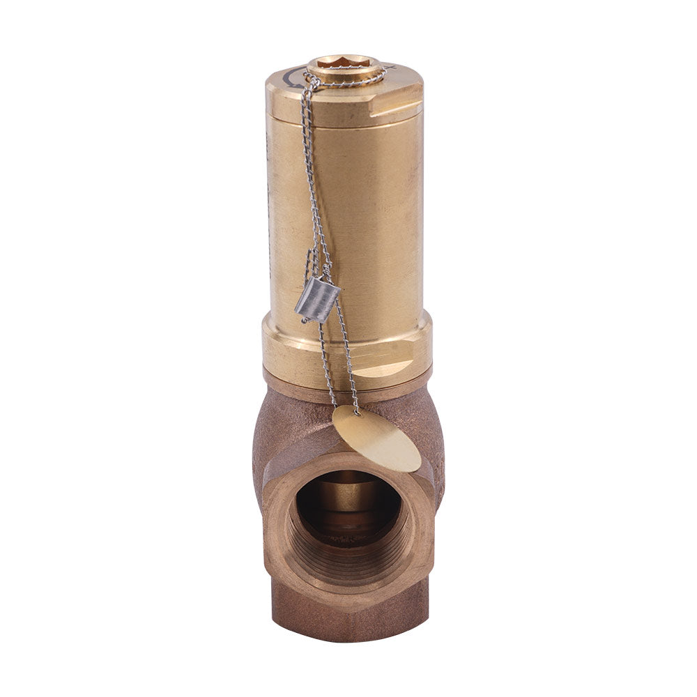 Soupape de décharge en laiton G1'' 0,5 - 2,5 bar / 7,25 - 36,25 psi