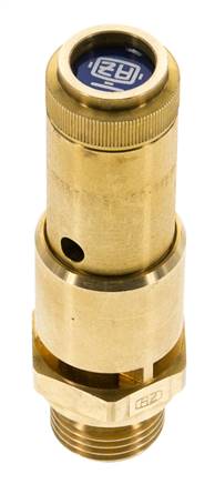 G Soupape de sécurité préréglée en laiton 1/2'' 7.3 bar (105.88 psi) DN 10