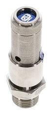 G 1/2'' Acier inoxydable 316 Ti Soupape de sécurité préréglée 5.5 bar (79.77 psi) DN 10
