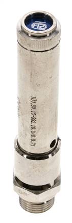 G 1/2'' laiton nickelé Vanne de sécurité préréglée 48 bar (696.19 psi) DN 10