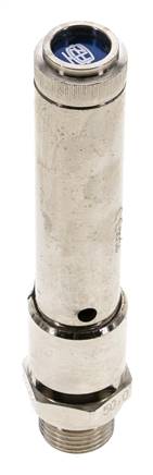 G 1/2'' laiton nickelé Vanne de sécurité préréglée 43 bar (623.67 psi) DN 10