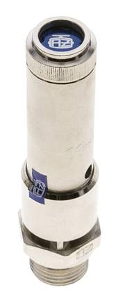G 1/2'' laiton nickelé Vanne de sécurité préréglée 38 bar (551.15 psi) DN 10