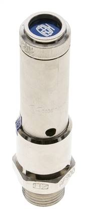 G 1/2'' laiton nickelé Vanne de sécurité préréglée 37 bar (536.65 psi) DN 10