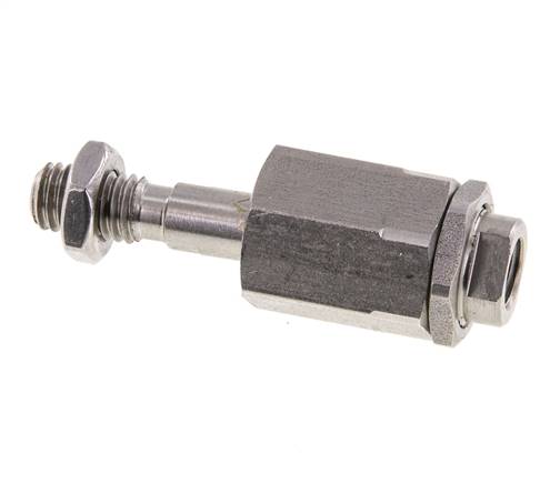Joint flottant M8 pour vérin Acier inoxydable 304 (1.4301)