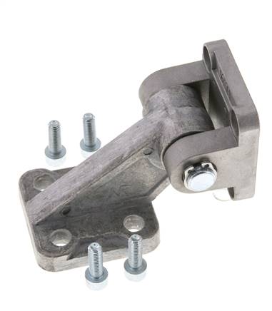 Clip complet de montage pivotant 90deg pour vérin 40 mm IS0 15552
