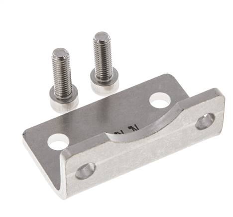 Pied de fixation 63 mm ISO 15552 Acier inoxydable 316 (1.4401)