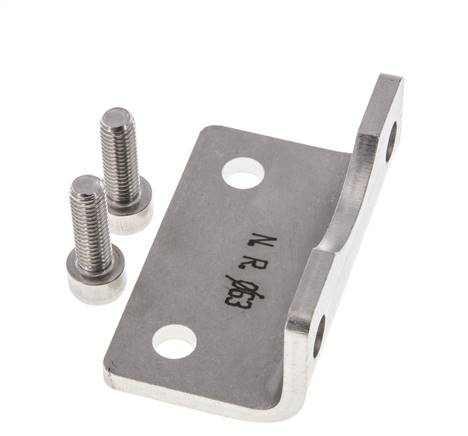 Pied de fixation 63 mm ISO 15552 Acier inoxydable 316 (1.4401)