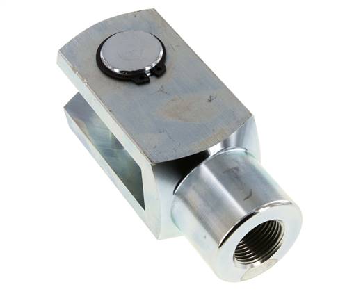 Chape Axe de l'extrémité de la tige M27 x 2 Acier zingué