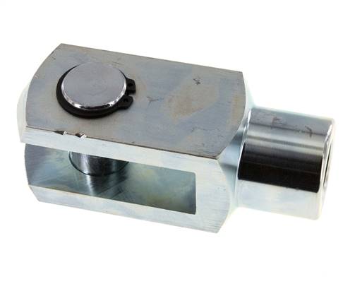 Chape Axe de l'extrémité de la tige M27 x 2 Acier zingué