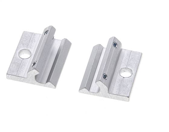 Montage central pour vérin sans tige de 25 mm