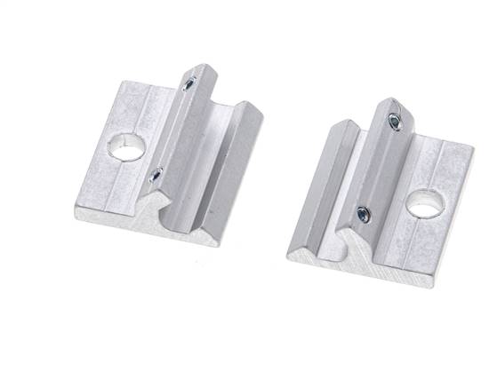 Montage central pour vérin sans tige de 25 mm