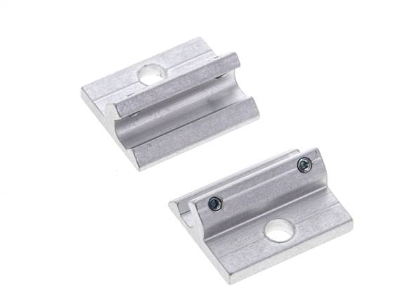 Montage central pour vérin sans tige de 25 mm