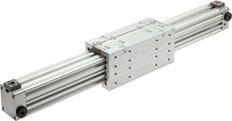 Vérin Sans Tige 18-2000mm - Magnétique - Amortissement - Double Guidage