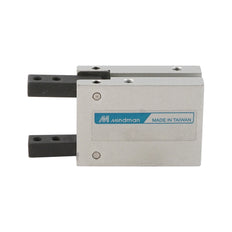 Pince pneumatique D32 mm à 2 mâchoires 30 deg angulaire ouverte par ressort