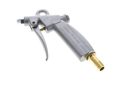 Soufflette à air comprimé en aluminium à débit réglable de 13 mm, buse courte