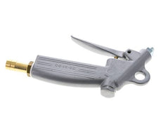 Soufflette à air comprimé en aluminium à débit réglable de 13 mm, buse courte
