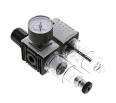 FRL G1/4'' 800l/min 0.5-10.0bar/7-145psi 40 mm Manomètre Futura 0