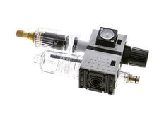 FRL 2 Parties G1/4'' 800l/min 0.5-8.0bar/7-116psi Auto Polycarbonate Futura 0