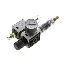 FRL G1/4'' 800l/min 0.5-10.0bar/7-145psi 40 mm Manomètre Futura 0