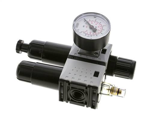 FRL G1/4'' 800l/min 0.5-8.0bar/7-116psi 40 mm Manomètre Futura 0