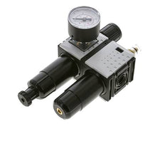 FRL G1/4'' 800l/min 0.5-10.0bar/7-145psi 40 mm Manomètre Futura 0