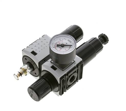 FRL G1/4'' 800l/min 0.5-10.0bar/7-145psi 40 mm Manomètre Futura 0