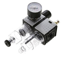 FRL G1/4'' 800l/min 0.5-10.0bar/7-145psi 40 mm Manomètre Futura 0