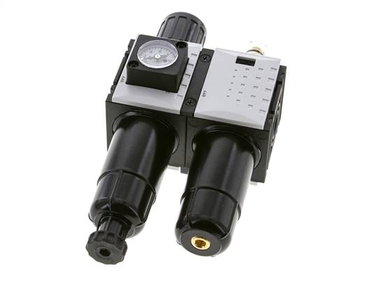 FRL 2 Parties G1/4'' 800l/min 0.5-8.0bar/7-116psi Semi-Auto Métal Futura 0