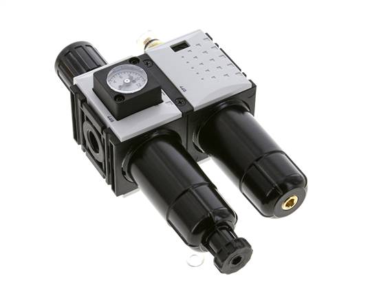 FRL 2 Parties G1/4'' 800l/min 0.5-8.0bar/7-116psi Semi-Auto Métal Futura 0