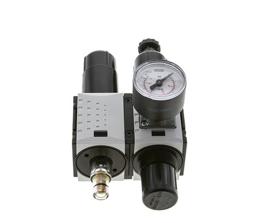 FRL G1/4'' 800l/min 0.5-10.0bar/7-145psi 40 mm Manomètre Futura 0
