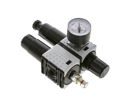 FRL G1/4'' 800l/min 0.5-10.0bar/7-145psi 40 mm Manomètre Futura 0
