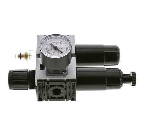 FRL G1/4'' 800l/min 0.5-10.0bar/7-145psi 40 mm Manomètre Futura 0