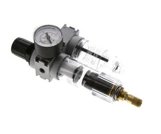 FRL 2 Parties G1/8'' 700l/min 0.5-10.0bar/7-145psi Auto 40 mm Manomètre Polycarbonate Multifix 0