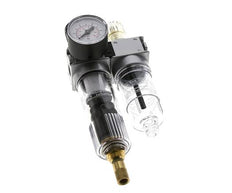 FRL 2 Parties G1/4'' 700l/min 0.2-6.0bar/3-87psi Auto 40 mm Manomètre Polycarbonate Multifix 0