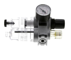 FRL 2 Parties G1/8'' 700l/min 0.1-3.0bar/1-44psi Semi-Auto 40 mm Manomètre Polycarbonate Multifix 0