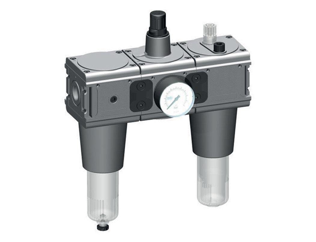 FRL 3 Parties G3/4'' 13500l/min 0.2-6.0bar/3-87psi Semi-Auto Metal Multifix 5