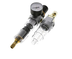 FRL 2 Parties G1/8'' 350l/min 0.5-6.0bar/7-87psi Auto Polycarbonate Standard 0