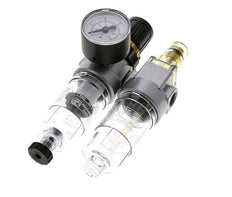 FRL 2 Parties G1/4'' 350l/min 0.5-16.0bar/7-232psi Semi-Auto Polycarbonate Standard 0