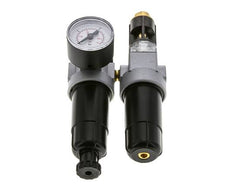 FRL 2 Parties G1/8'' 350l/min 0.5-10.0bar/7-145psi Semi-Auto Métal Standard 0