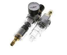 FRL 2 Parties G1/4'' 350l/min 0.5-16.0bar/7-232psi Auto Polycarbonate Standard 0