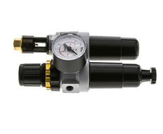 FRL 2 Parties G1/8'' 350l/min 0.5-10.0bar/7-145psi Semi-Auto Métal Standard 0